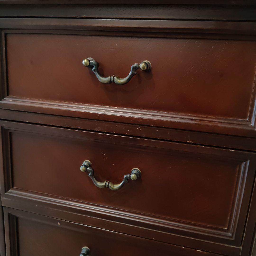 東海家具 5段チェスト ブラウン