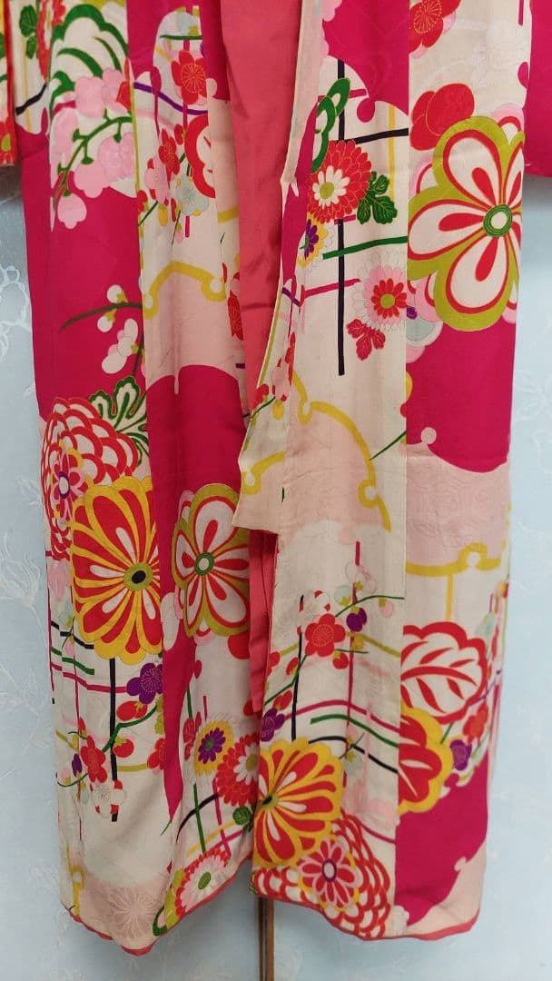 NA961アンティーク子供着物着丈110センチ裄丈38センチ