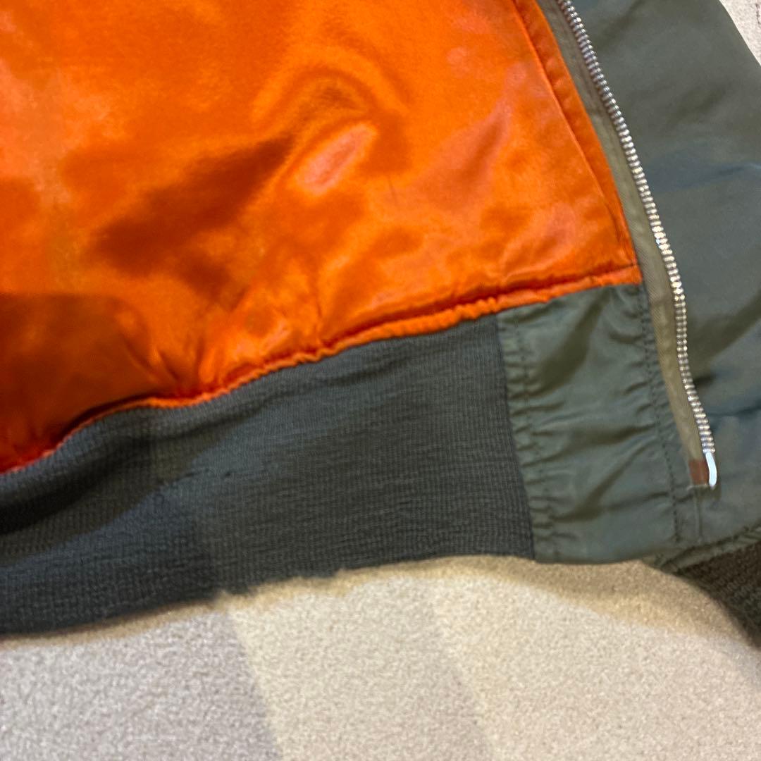 70s ALPHA INDUSTRIES MA-1 フライトジャケット アルファ