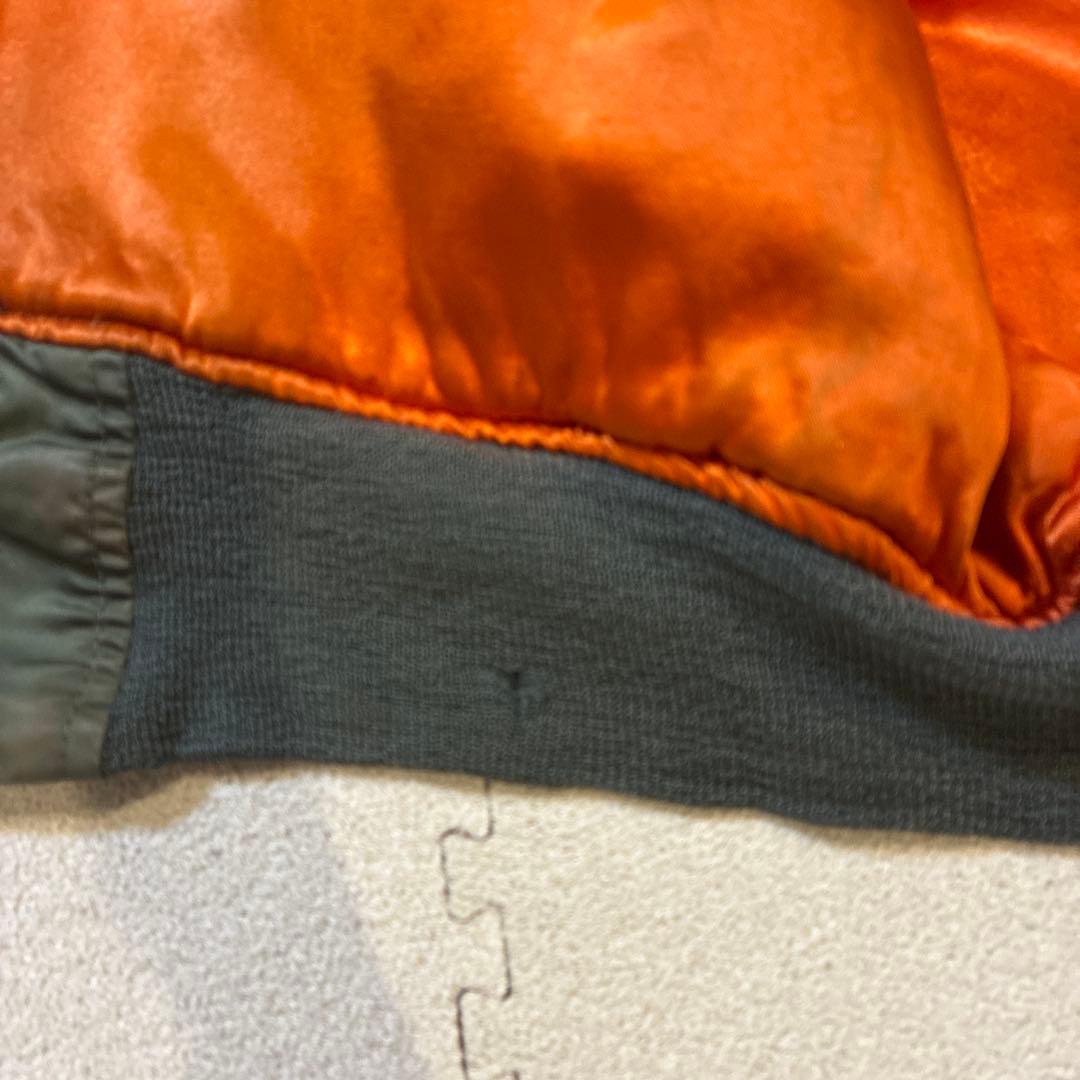 70s ALPHA INDUSTRIES MA-1 フライトジャケット アルファ