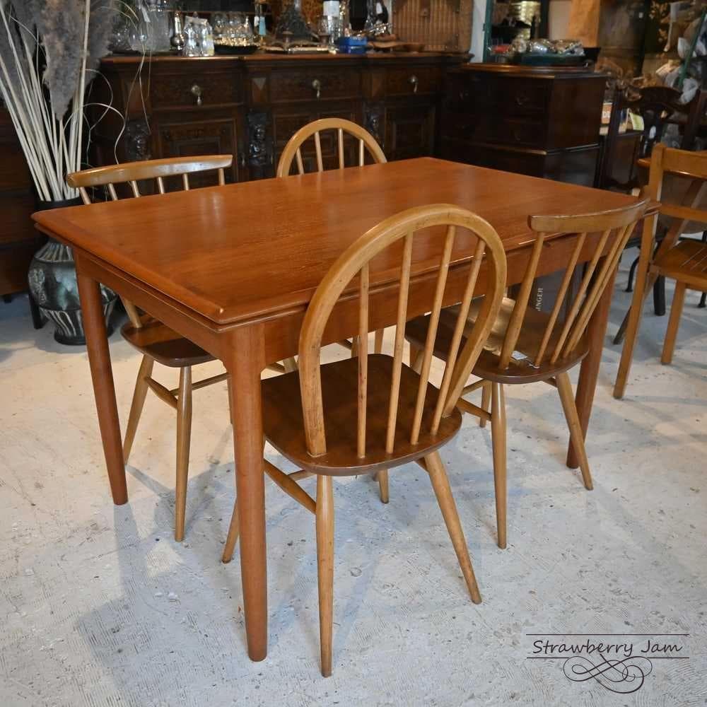 S*y様 L3705-31 北欧ヴィンテージ ダイニングテーブル ドローリーフテ