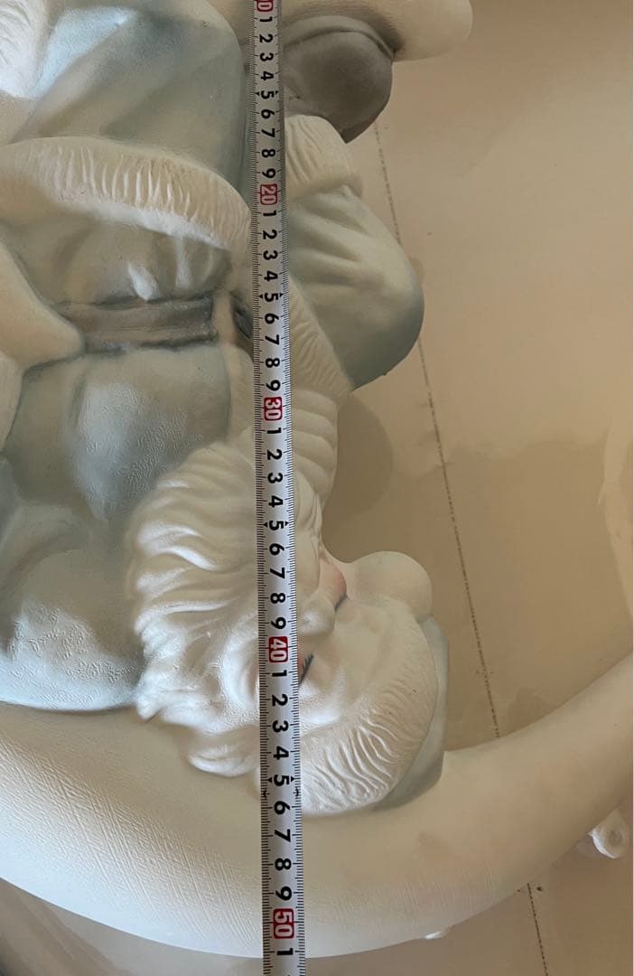 クリスマスネオンブルーサンタ「お月様サンタ」