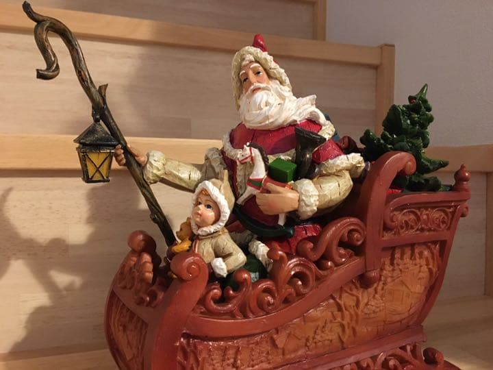 クリスマス飾り　イギリス　スコットランド　置物　カントリー　アンティーク風