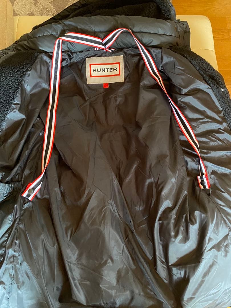 HUNTER 背負える 美品⭐︎中綿コートジャケット S 黒