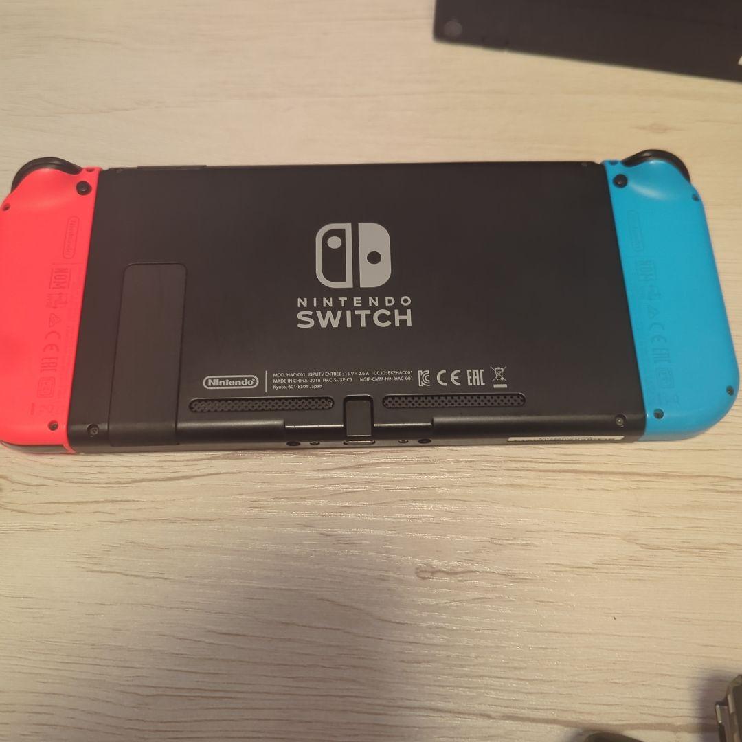 Nintendo Switch 本体 青/赤 Joy-Con SDカード付き