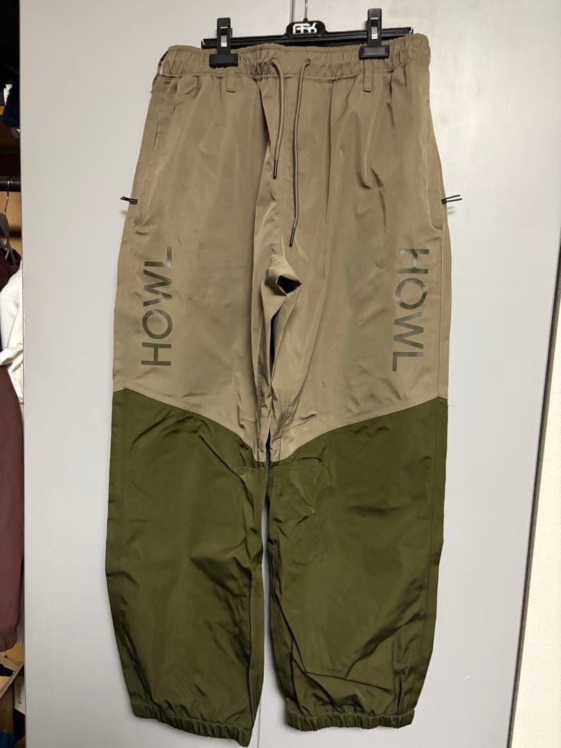 HOWL スノーボードパンツ ベージュ/オリーブ