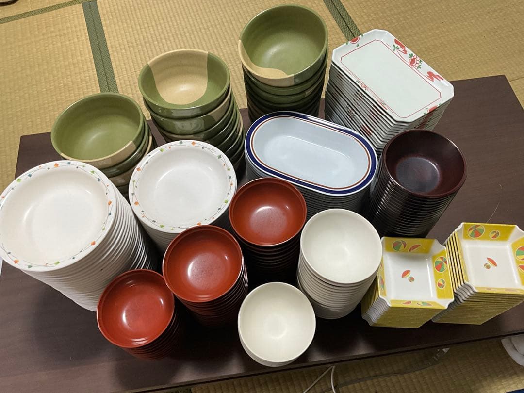 食器セット（多色・多形）メラミン