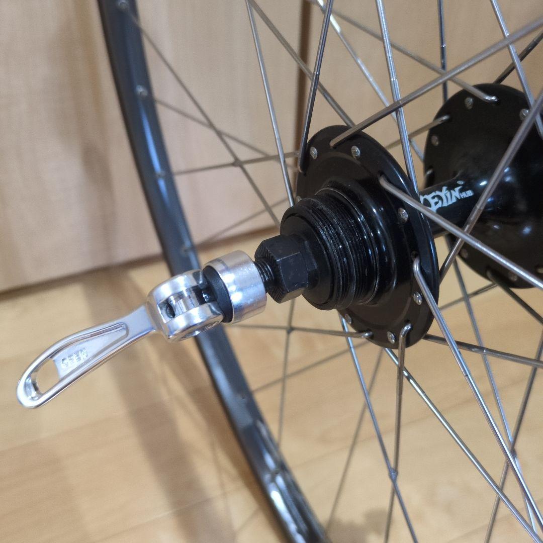 Mavic 完組ホイール 黒リム クイックリリース