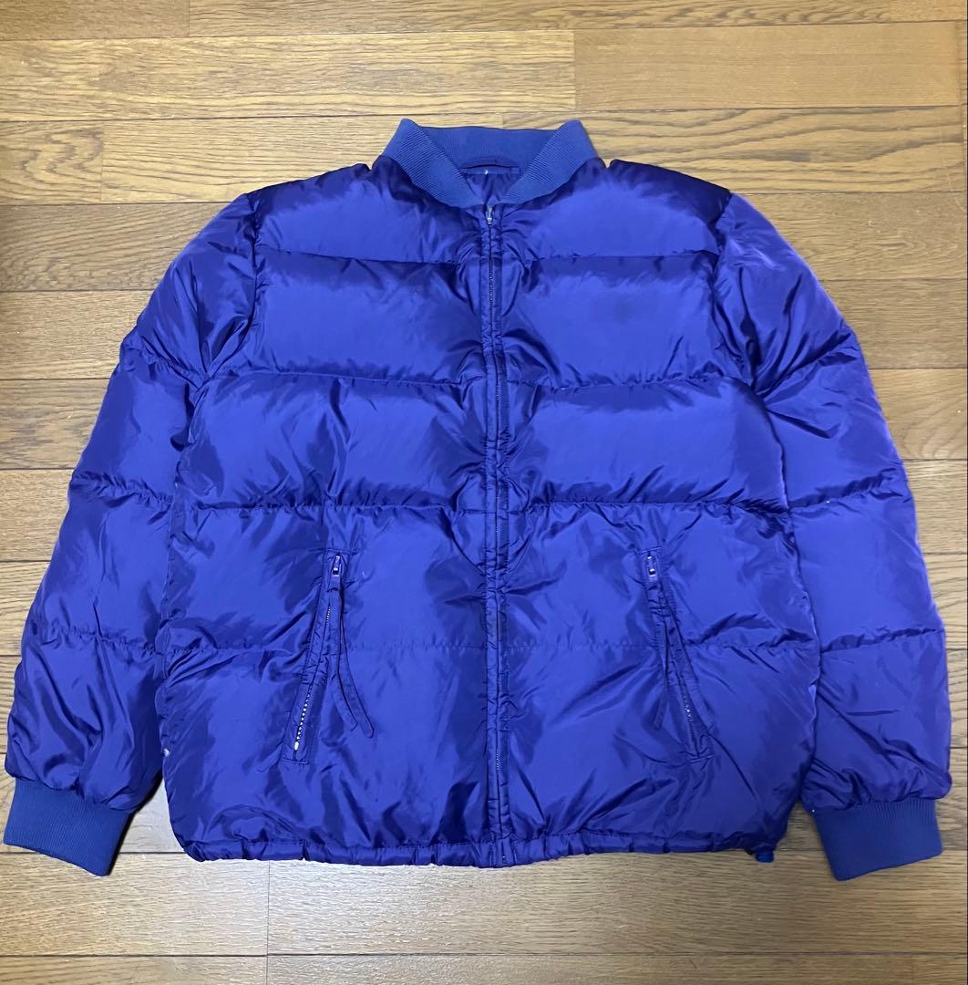 【希少 】90s REI グース ダウン短丈 パープル　メンズSレディースＭ
