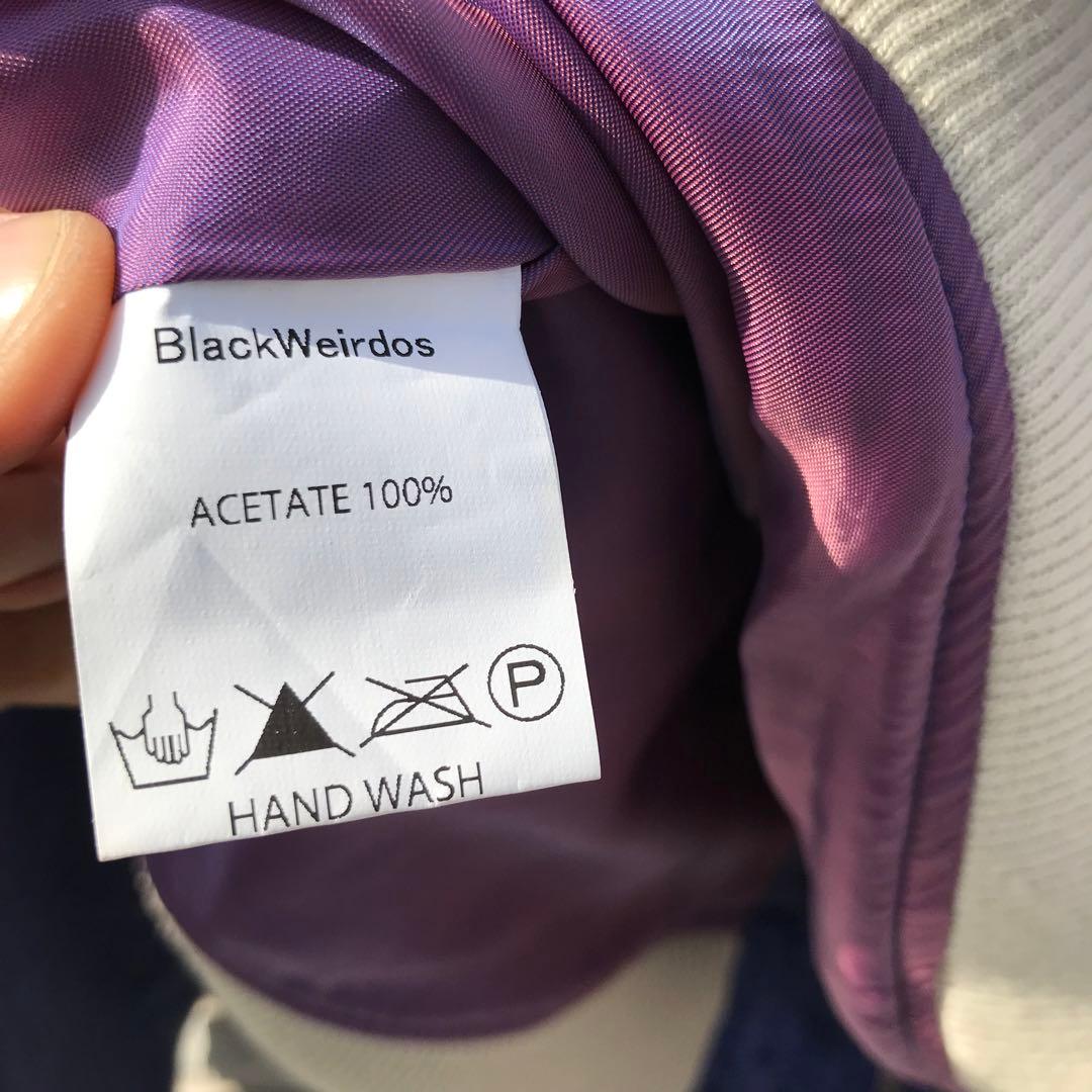 ブラックウィドー　スカジャン　L　パープル