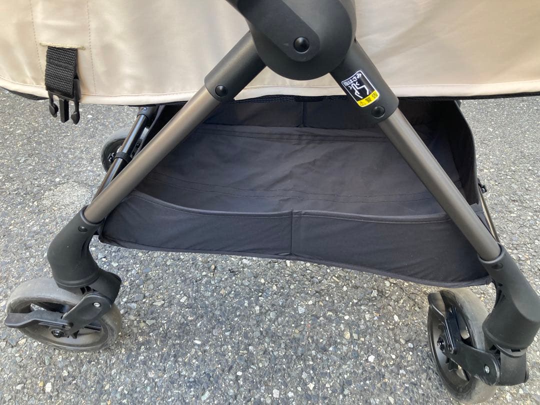 ピジョン エパ ベージュ 両対面式A型ベビーカー（純正別売り付属品付き）