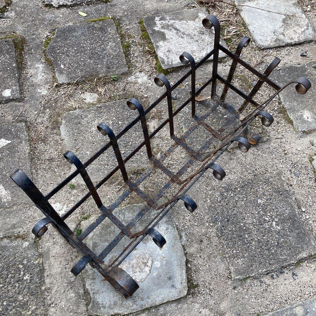 イギリス　アンティーク　薪入れ