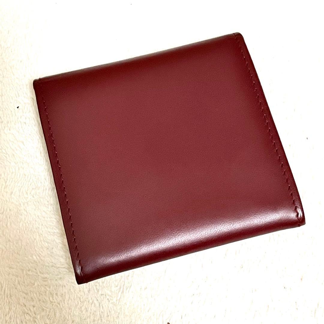 新品 カルティエ マストライン ケース ボルドー ゴールド金具