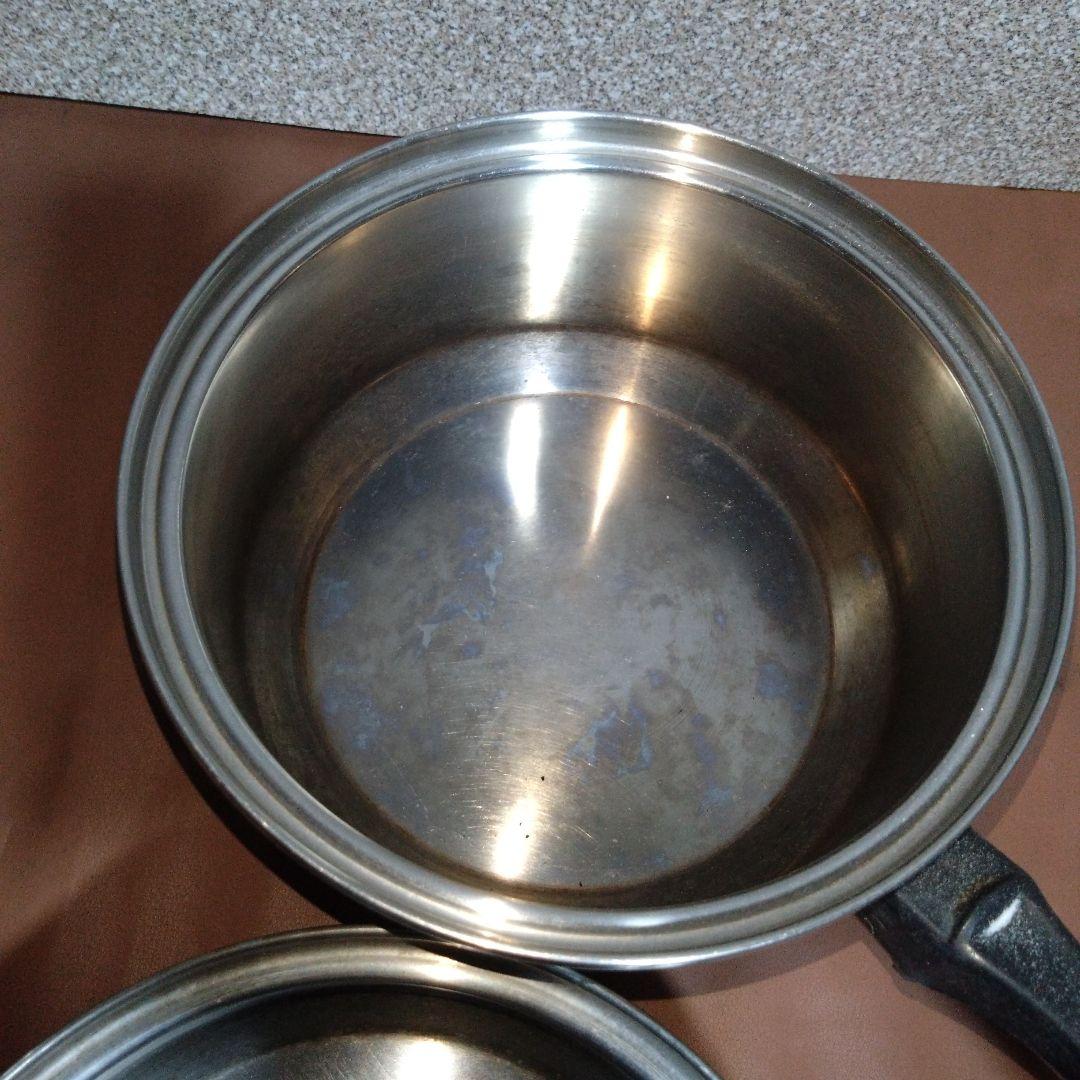 インコア　片手鍋　ステンレス鍋　3点セット