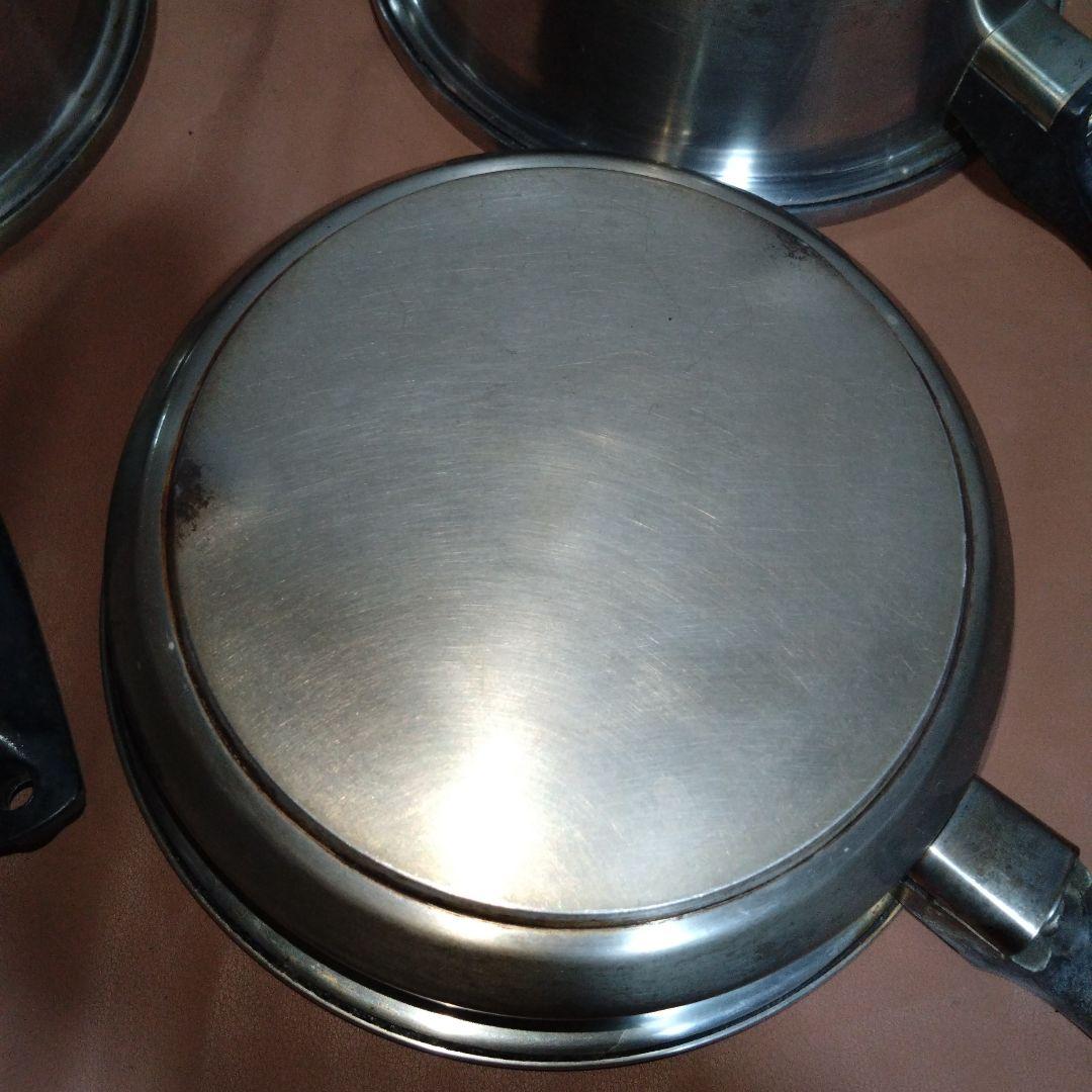 インコア　片手鍋　ステンレス鍋　3点セット