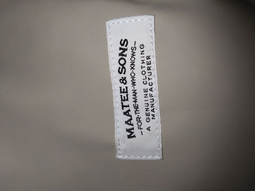 MAATEE&SONS Walker Half Coat 3 ラバークロス