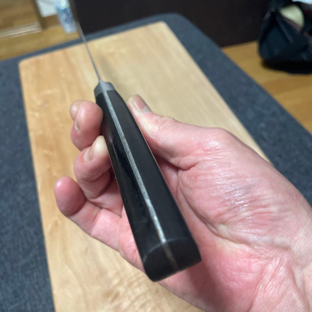 刀匠武蔵国光月作　日本鋼牛刀尺一