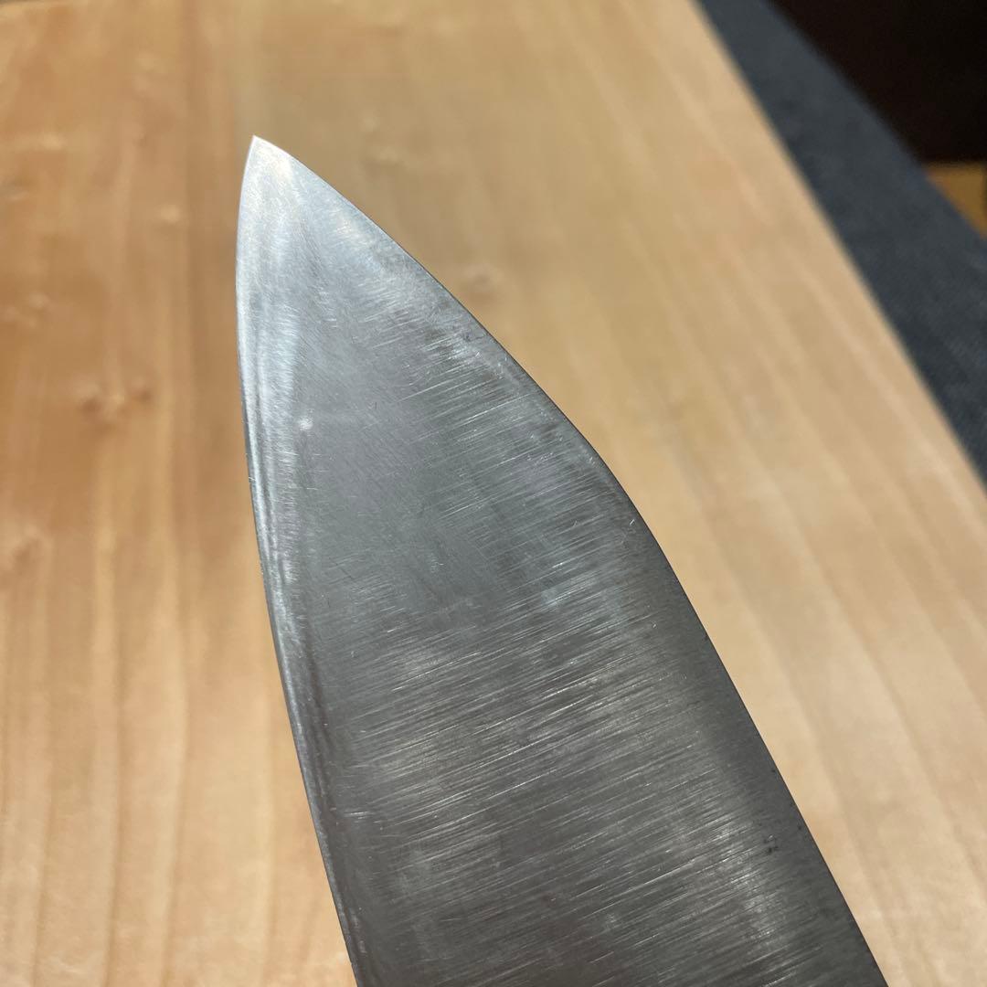 刀匠武蔵国光月作　日本鋼牛刀尺一