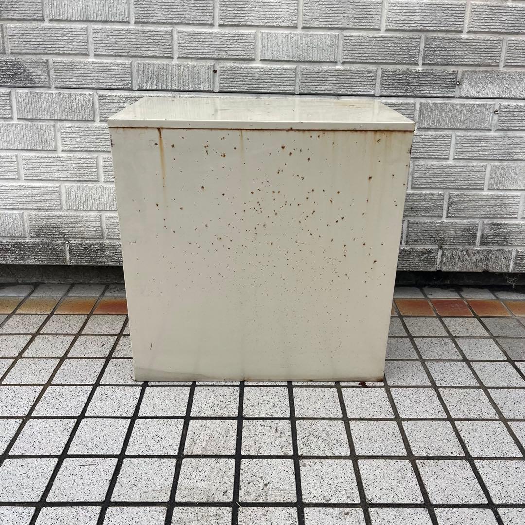 【アンティーク】昭和レトロ ヨドコウ スチールキャビネット レターケース 古道具