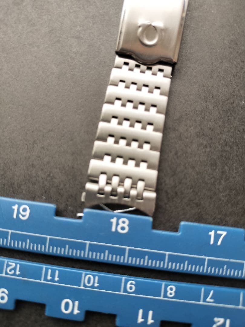 最終値下げ オメガ 18mm 金属ブレス アンティーク 70年代