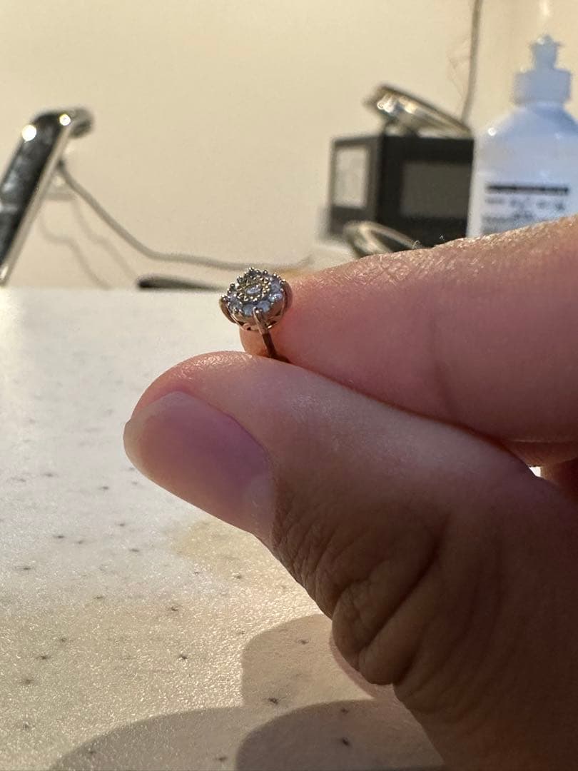 avalanche ダイヤモンド 10K イエローゴールド ピアス 5mm