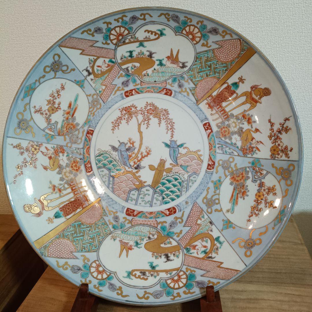 古伊万里 　大皿　飾皿　木箱あり