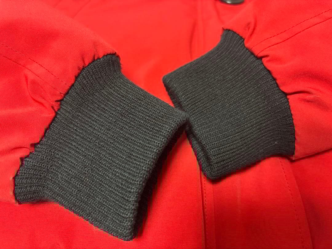 【夕焼け】  ダウンジャケット 赤