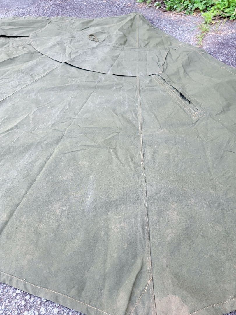 ポーランド軍幕×2枚.サイズ2.ハトメ2個 (1977年 & 78年)