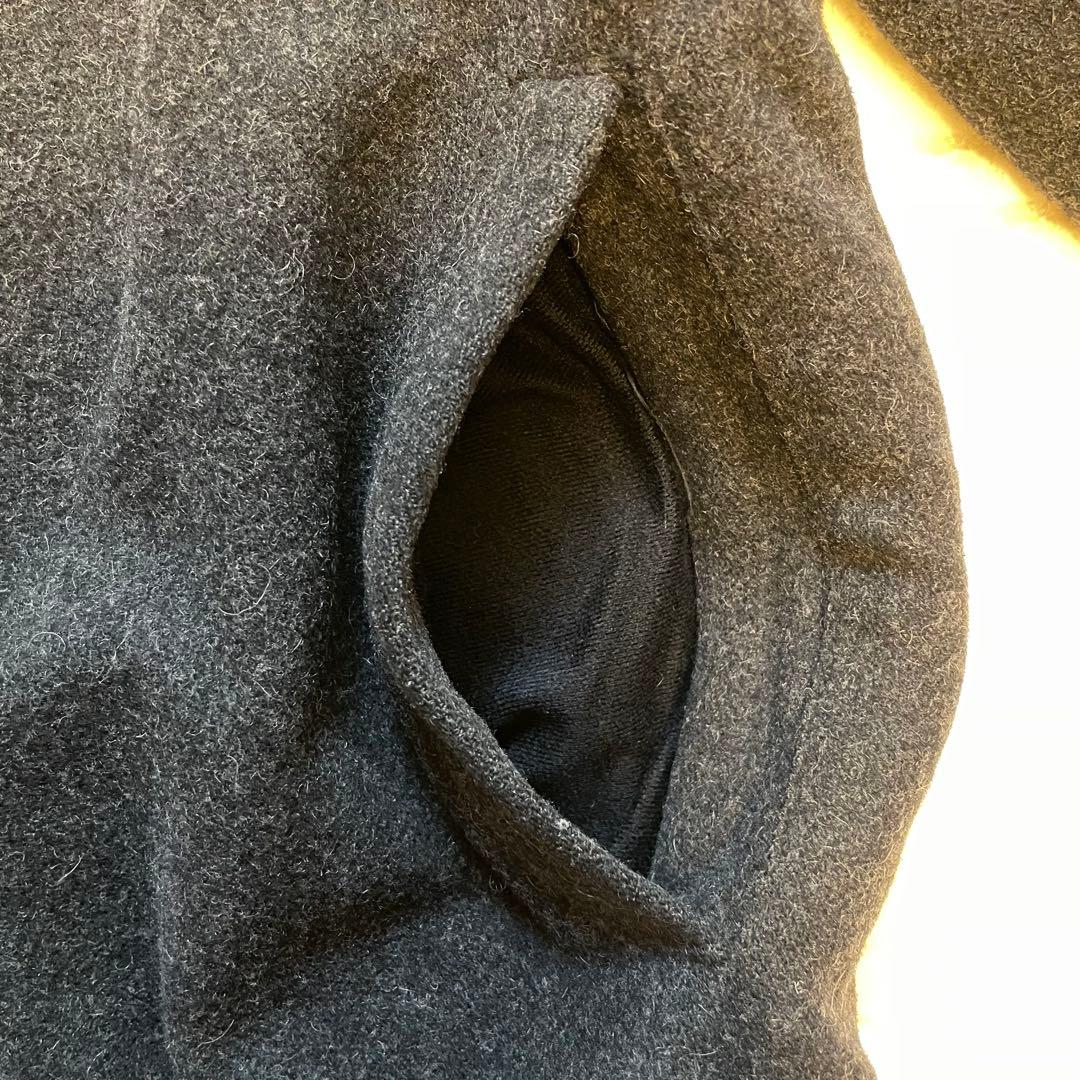 GAP オールドギャップ 中綿キルティング フルジップウールジャケット 短丈