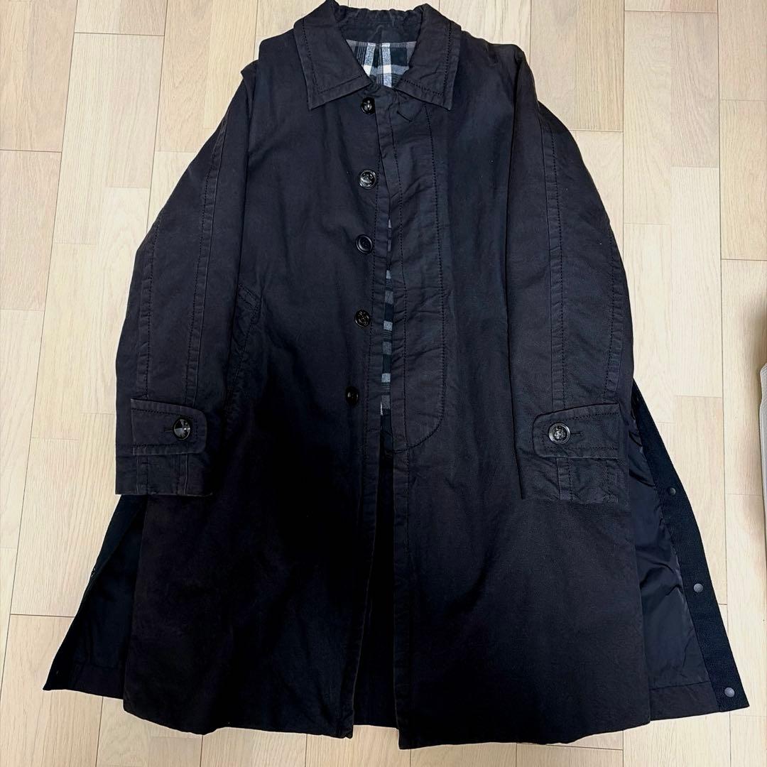 22aw sacai マルチボタンミリタリーステンカラーコート サカイ