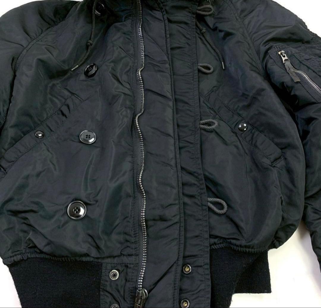 90s USA製 ALPHA N-2B 希少色ブラック