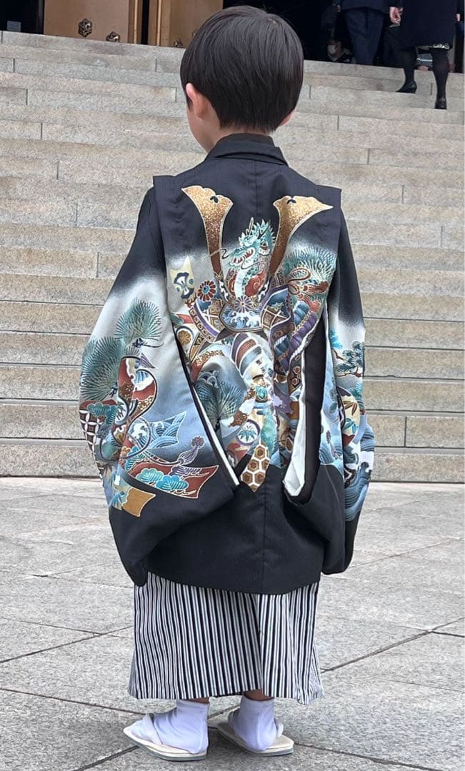 七五三　男の子５歳　着物セット