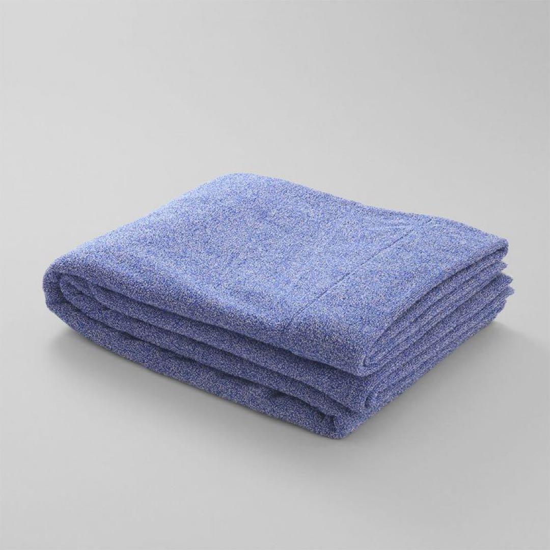 ★¥19,800- イケウチオーガニック アップサイクルタオルケット ブルー ★