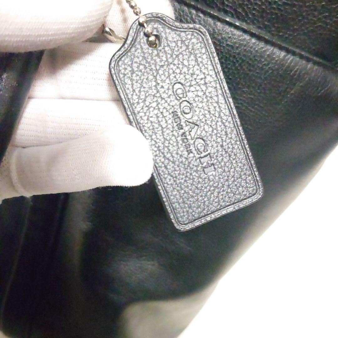 【美品】コーチ トートバッグ メトロポリタン 2way 大容量 A4収納可能 黒