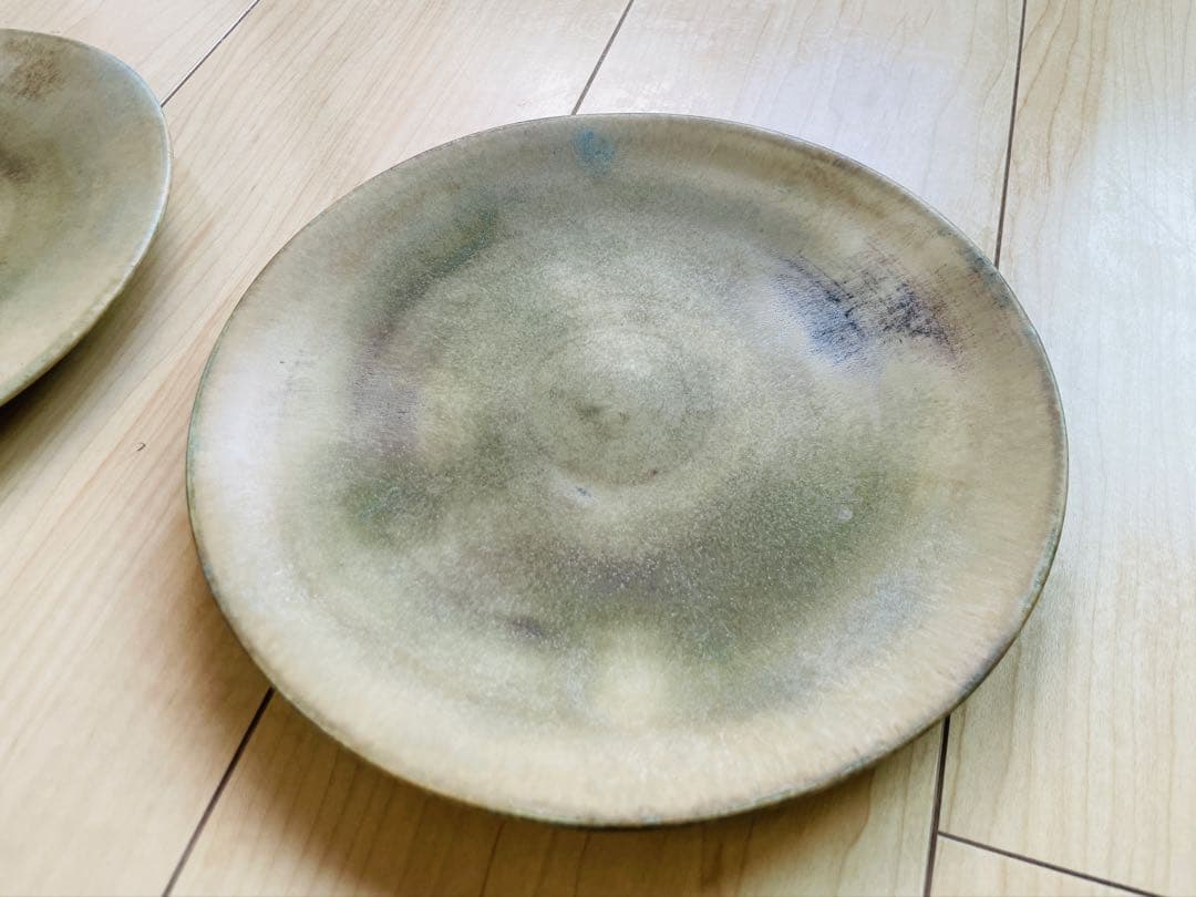 中園晋作さん22cm 平皿　2枚セット