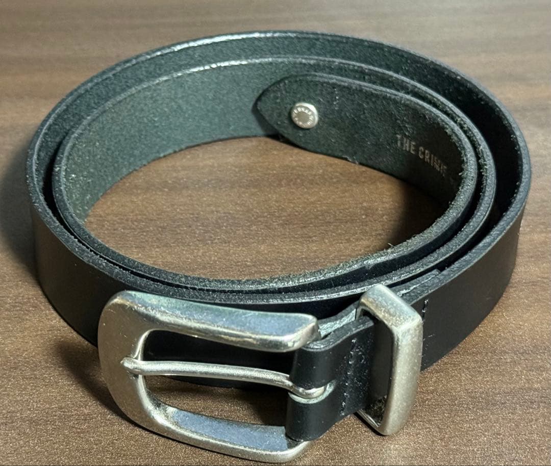 クライミー レザーベルト CRIMIE ブラック 32インチ レザー