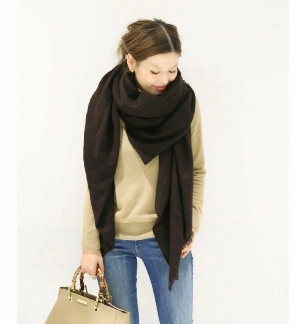 ドゥーズィエムクラス DOUCE GLOIRE カシミアストール美品‼️