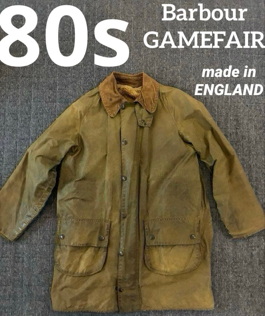 バブアー　ゲームフェア　Barbour GAMEFAIR ボアライナー付き　38