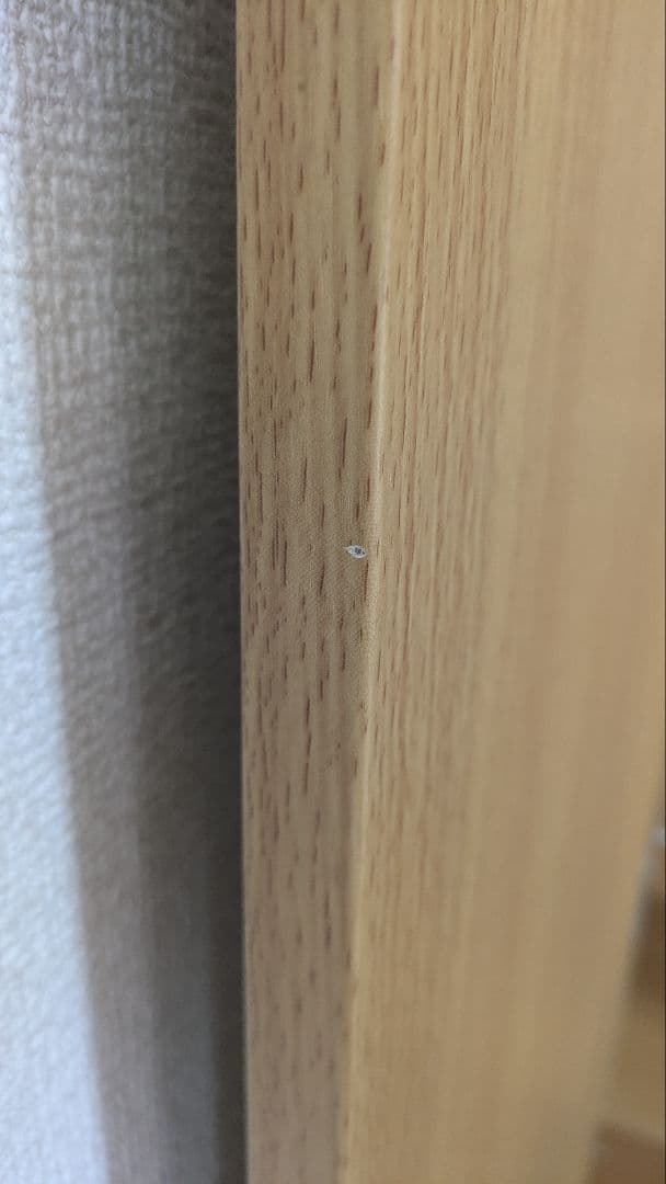 全身鏡付き木製収納ラック