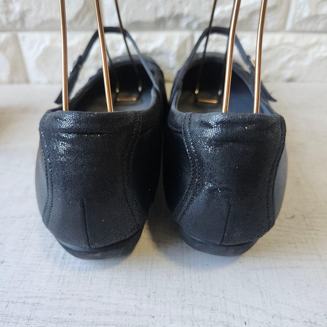 美品 asics walking✨コンフォートストラップパンプス 黒 4E