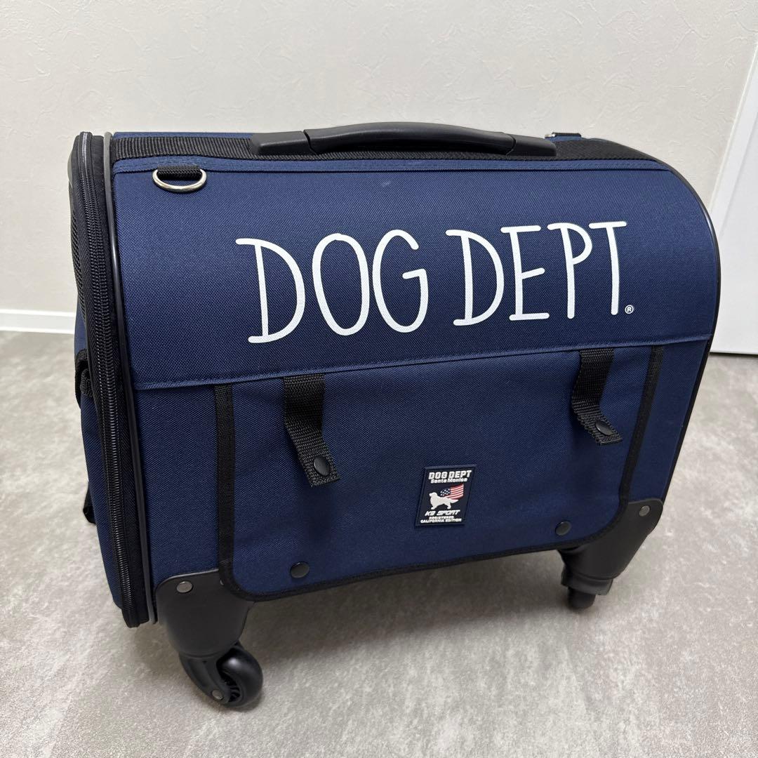 新品未使用　DOG DEPT ドッグデプト コロコロ キャリーネイビー