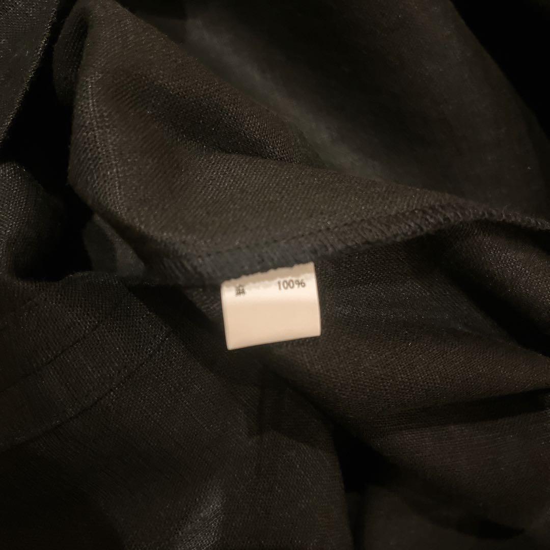 【極美品】Kasumi Yaoita ヤオイタカスミ　リネンワンピース　ブラック