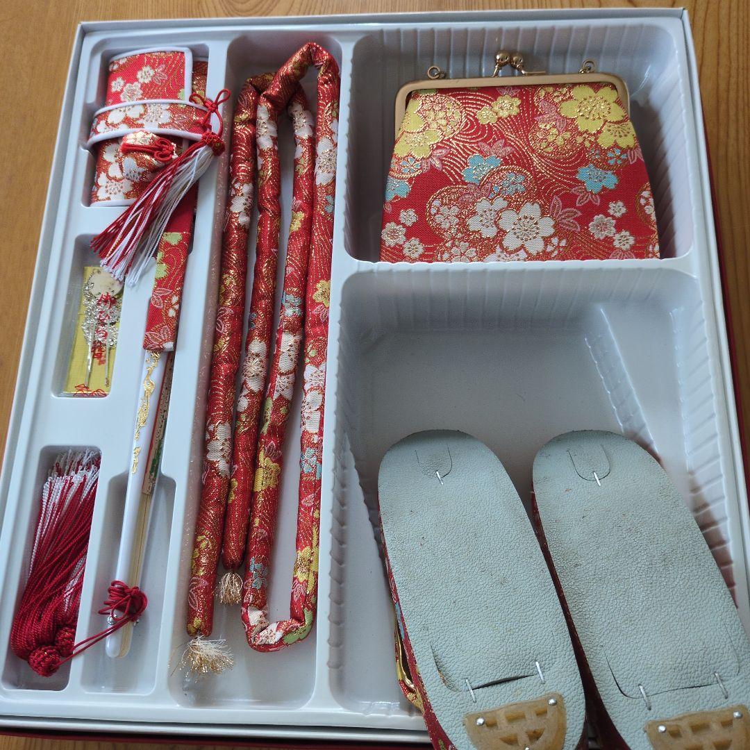 子供用❀女児　七・五・三着物　7歳フルセット 花柄