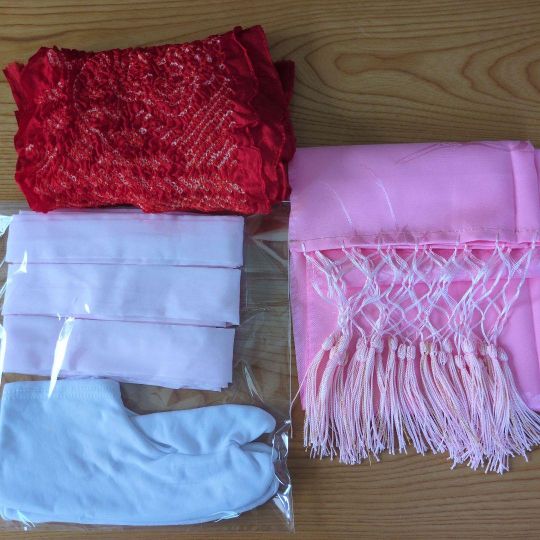 子供用❀女児　七・五・三着物　7歳フルセット 花柄