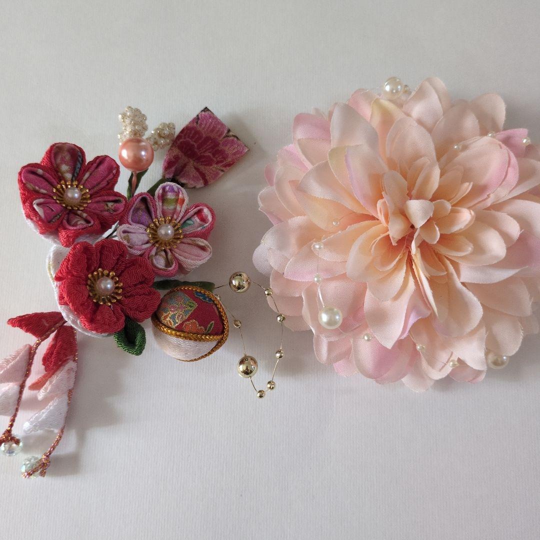 子供用❀女児　七・五・三着物　7歳フルセット 花柄