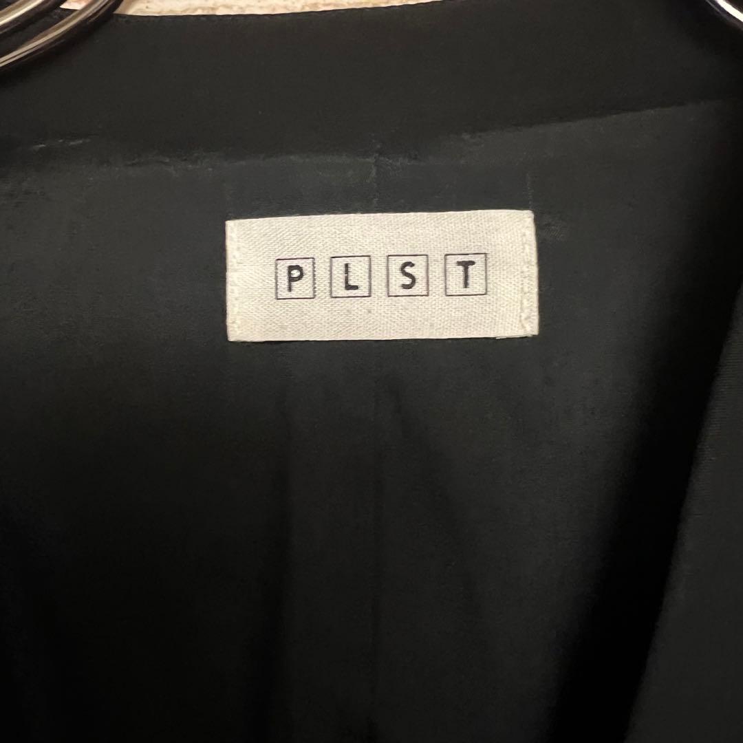 プラステ　ソウモウライク2wayストレッチスーツセットアップ　ノーカラー　洗える