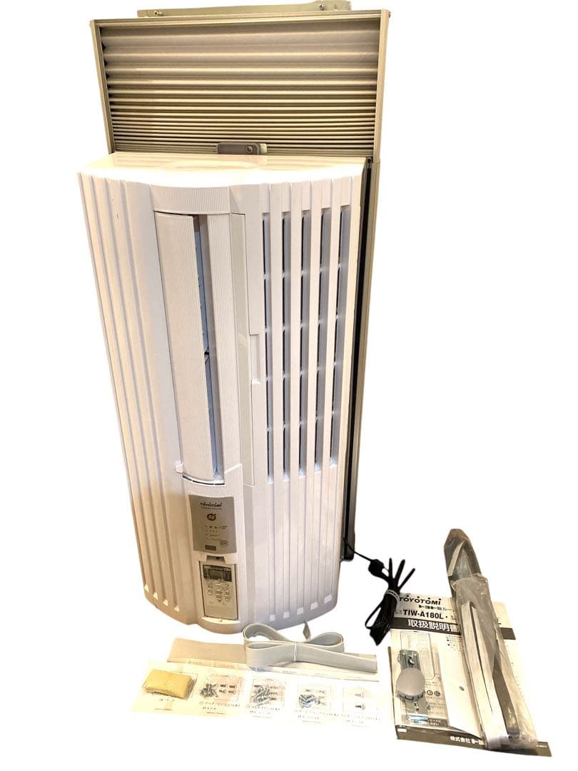 トヨトミ TIW-A180L 工事不要　ウィンドウエアコン　2021年製　箱無し
