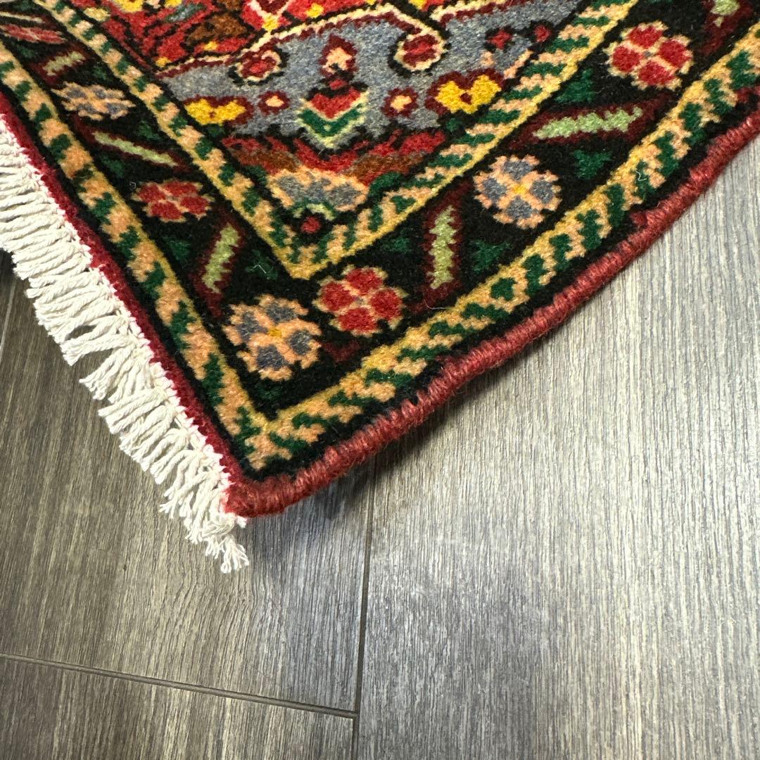 78x49ペルシャ絨毯年代織りハマダン絨毯ヴィンテージ絨毯