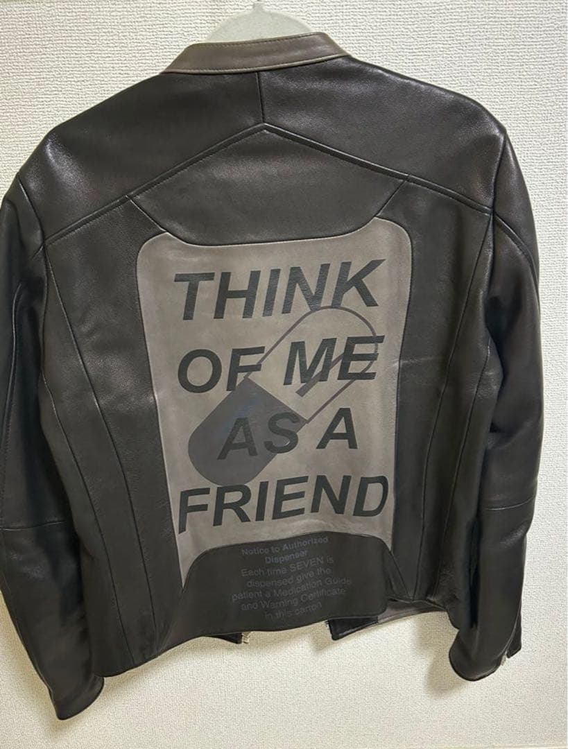 Studio Seven ダークブラウン レザージャケット M