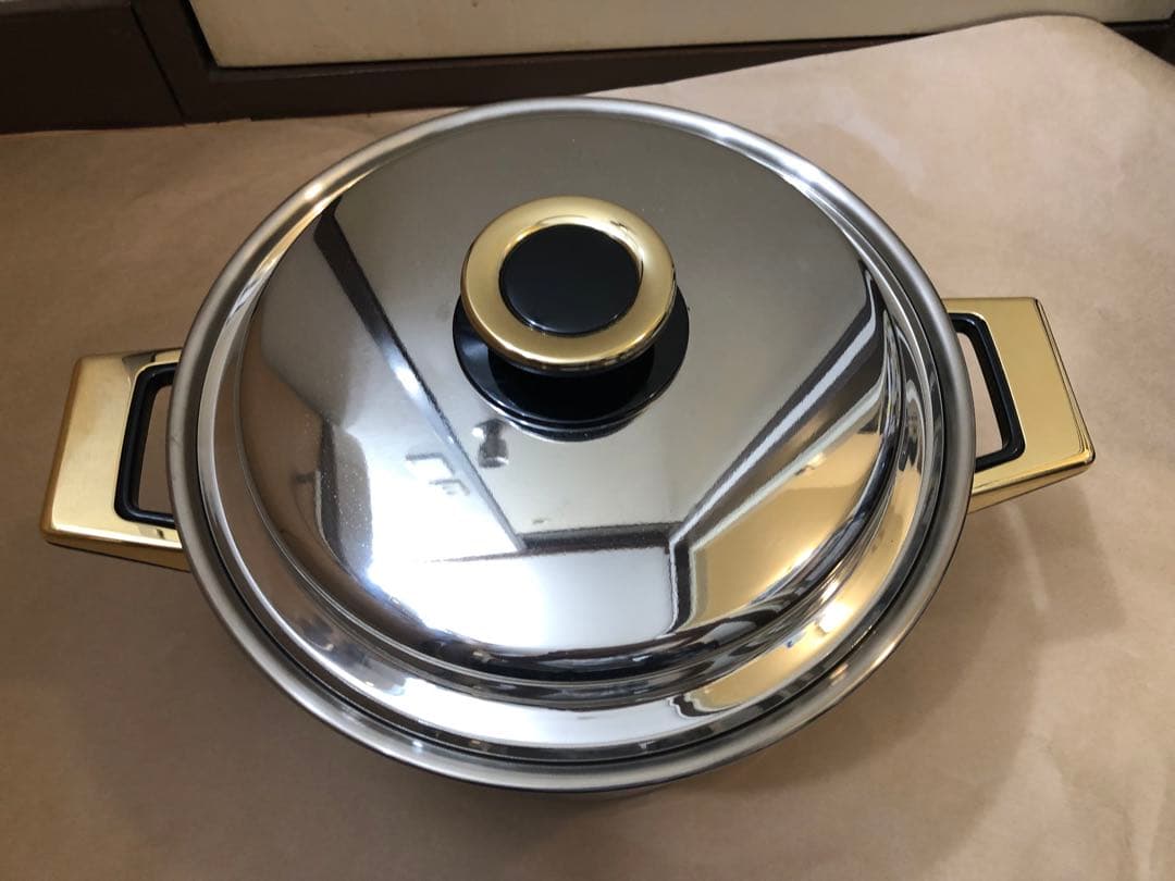 未使用　レインボークッカー　内径21cm 寸胴鍋　タッパーウエア　両手鍋